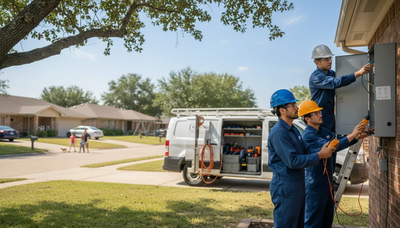 Certified electrician providing emergency electrical services in Penney Farms, FL
